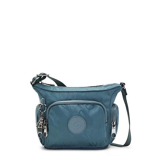 Kipling Gabbie Mini Printed Crossbodytassen Donkerblauw Grijs | België 2090FD